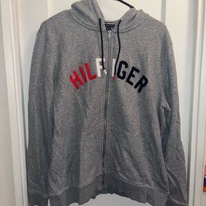 Tommy Hilfiger Women’s Grey Hoodie Sweater